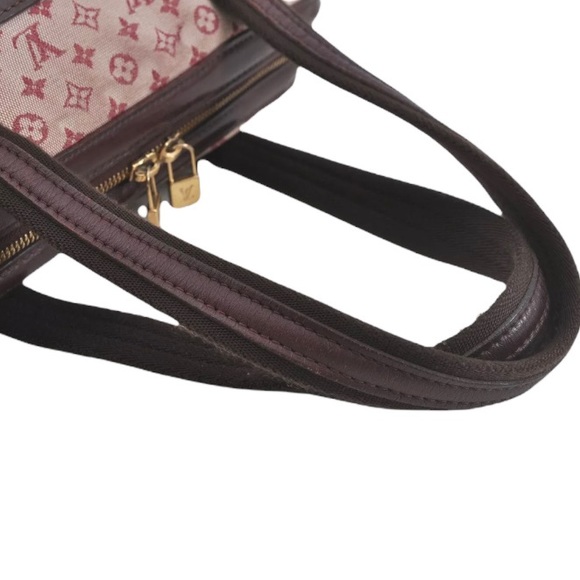 SOLD💋 LOUIS VUITTON Mini Josephine Denim PM Monogram Tote Mini Lin Cherry Satche - Picture 10 of 16